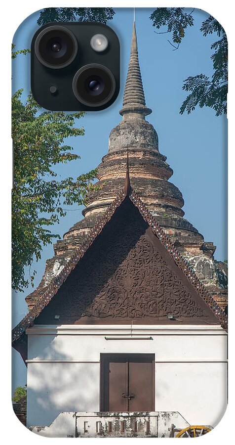 Scenic iPhone Case featuring the photograph Wat Jed Yod Phra Ubosot DTHCM0967 by Gerry Gantt