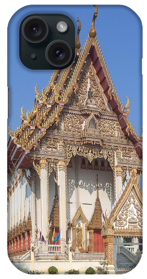 Temple iPhone Case featuring the photograph Wat Woranat Bonphot Phra Ubosot DTHNS0017 by Gerry Gantt