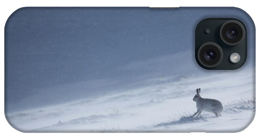 Mountain iPhone Case featuring the photograph Watching The Spindrift Snow by Pete Walkden