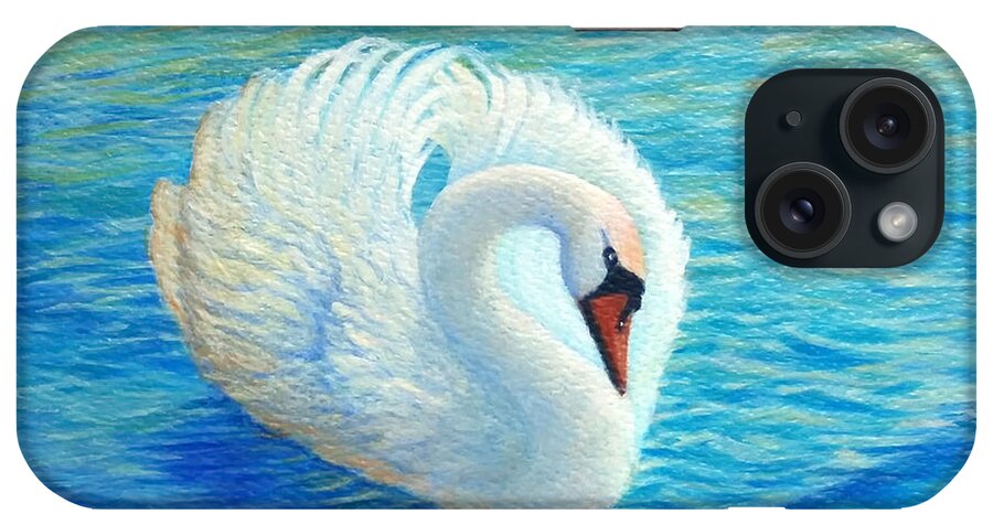 Water iPhone Case featuring the painting Water Dance by Sarah Irland