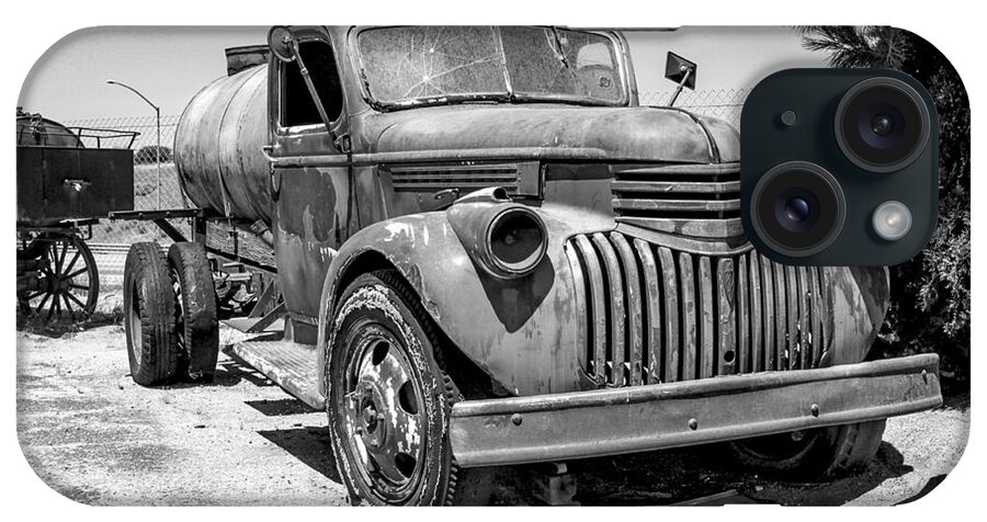 Old Truck iPhone Case featuring the photograph Water Truck - Chevrolet by Gene Parks