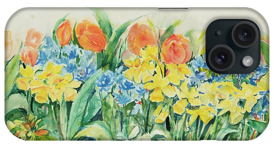 Flowers iPhone Case featuring the painting Watercolor Series 57 by Ingrid Dohm