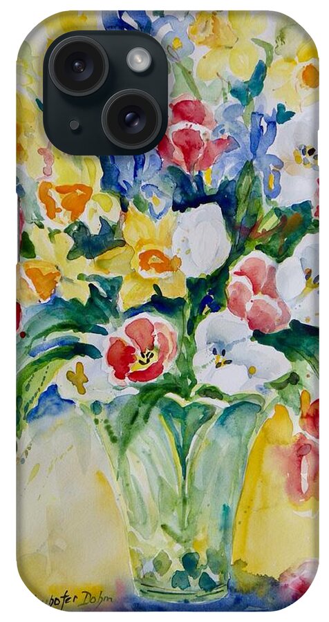 Flowers iPhone Case featuring the painting Watercolor Series No. 265 by Ingrid Dohm