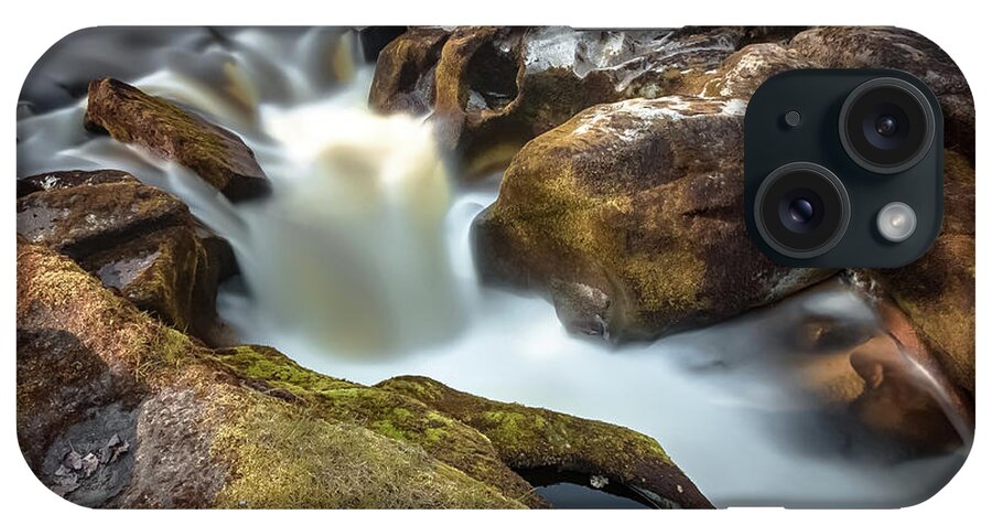 Bolton Abbey iPhone Case featuring the photograph Waterfall on the River Wharfe by Mariusz Talarek