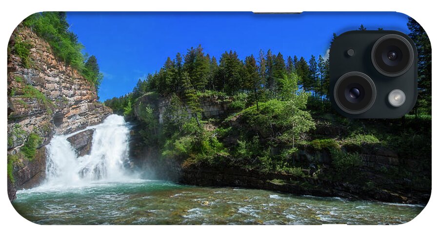 Water iPhone Case featuring the photograph Waterfalls Waterton CN by David Arment
