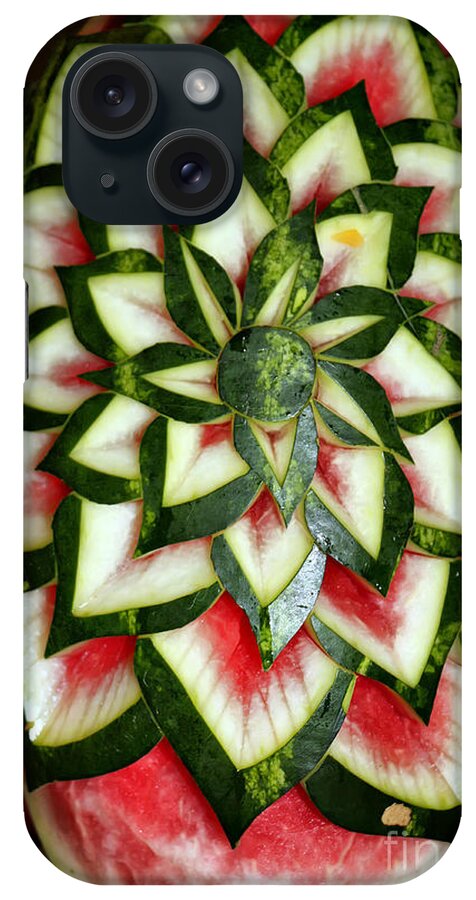 Watermelon iPhone Case featuring the photograph Watermelon Art by Teresa Zieba