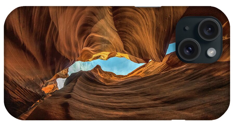 Antelope Canyon iPhone Case featuring the photograph Wavy by Bryan Xavier