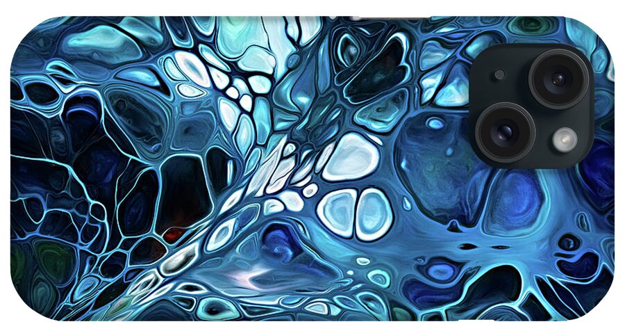 Abstract iPhone Case featuring the photograph Way to Blue by Patti Schulze