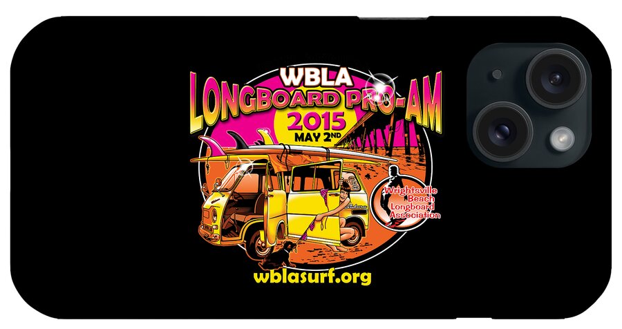 Wbla Pro Am 2015 iPhone Case featuring the digital art WBLA 2015 for Promo Items by William Love
