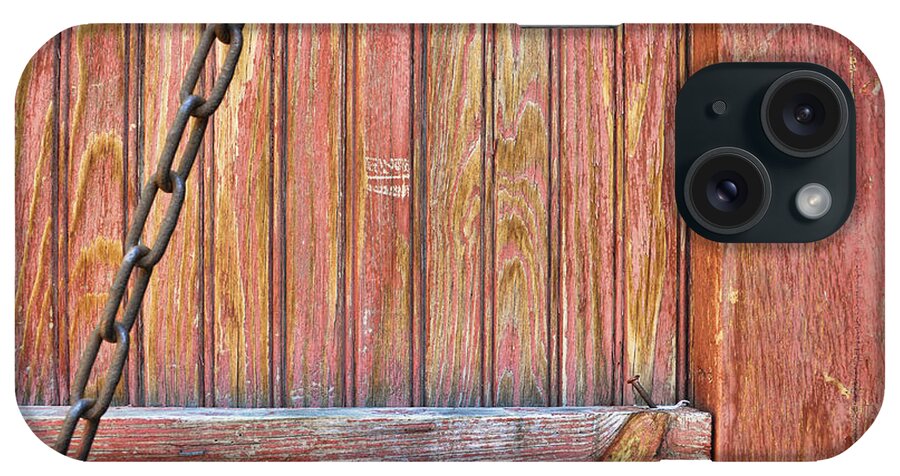 Door iPhone Case featuring the photograph Weathered Barn Door- photography by Ann Powell