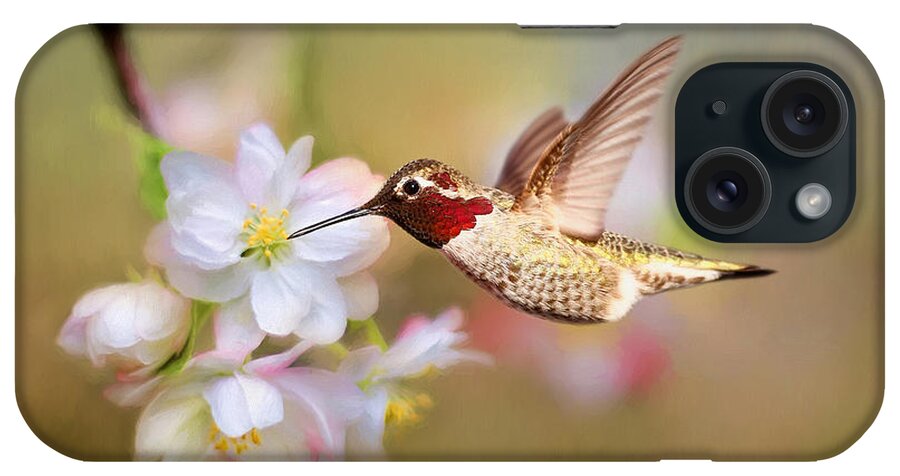 Hummingbird iPhone Case featuring the photograph Welcome Spring by Darren Fisher