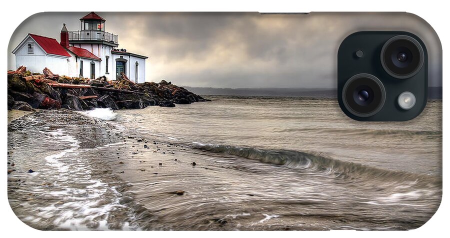 West Point Light House iPhone Case featuring the photograph West Point Light House by Ryan Smith