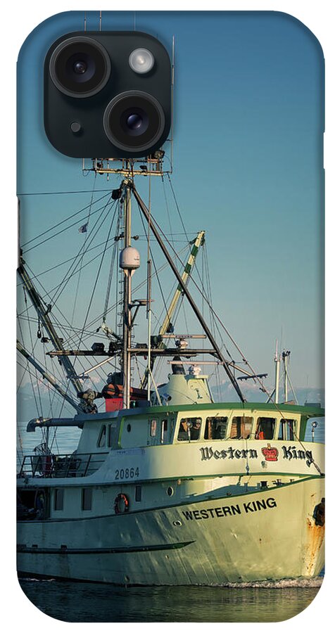Western King iPhone Case featuring the photograph Western King At Breakwater by Randy Hall