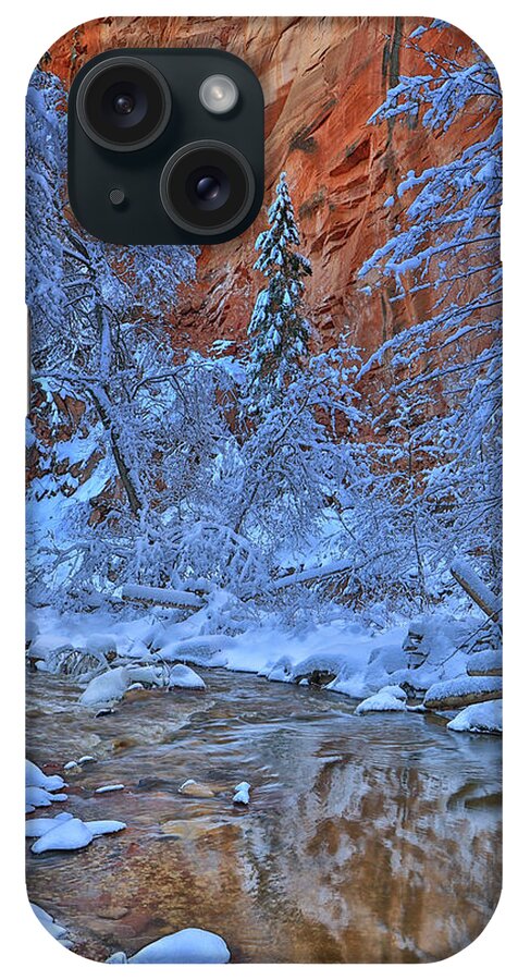 Westfork Trail iPhone Case featuring the photograph Westfork in Winter by Tom Kelly