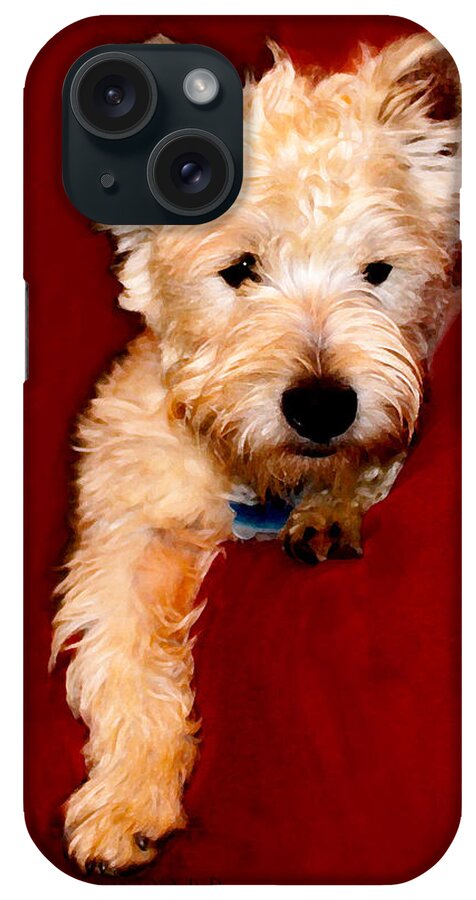 West Highland White Terrier iPhone Case featuring the photograph Westie Boy by Susan Vineyard