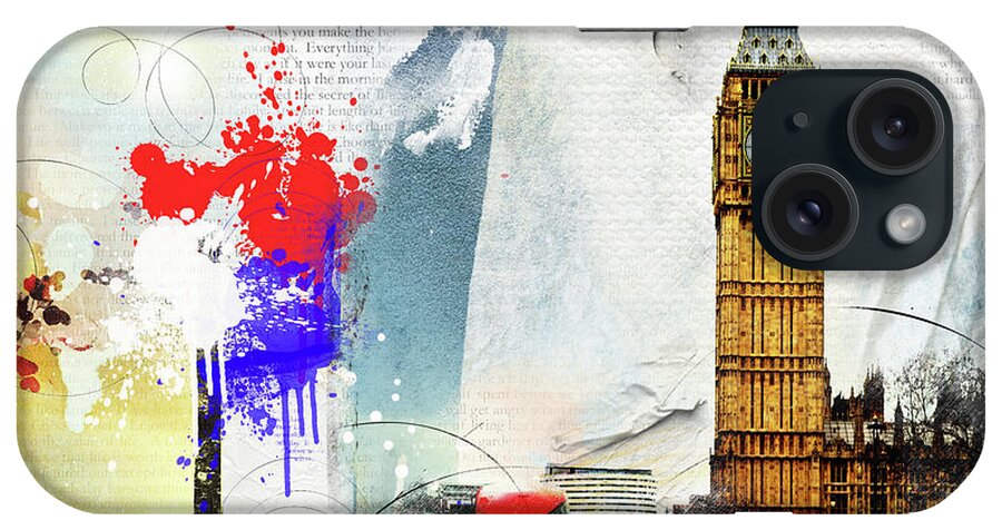 England iPhone Case featuring the digital art Westminster by Nicky Jameson