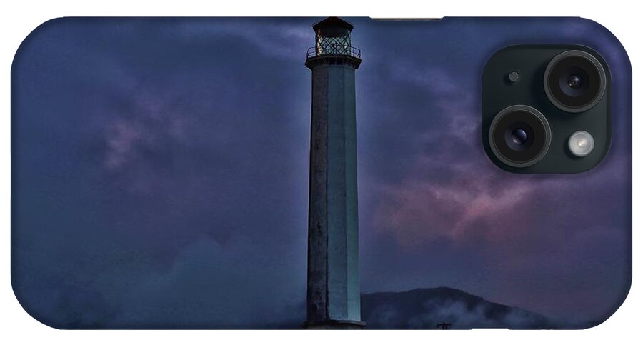 Molokai Lighthouse iPhone Case featuring the photograph Wet and Foggy Morning by Craig Wood