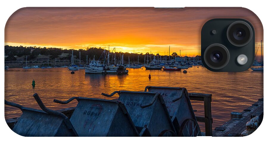 Monterey iPhone Case featuring the photograph Wharf Sunset by Derek Dean