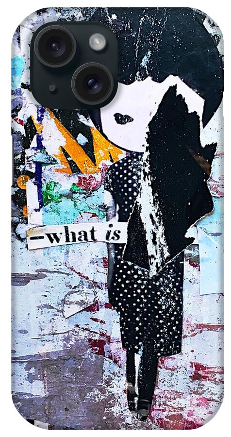 Graffiti iPhone Case featuring the photograph What Is ... by JoAnn Lense