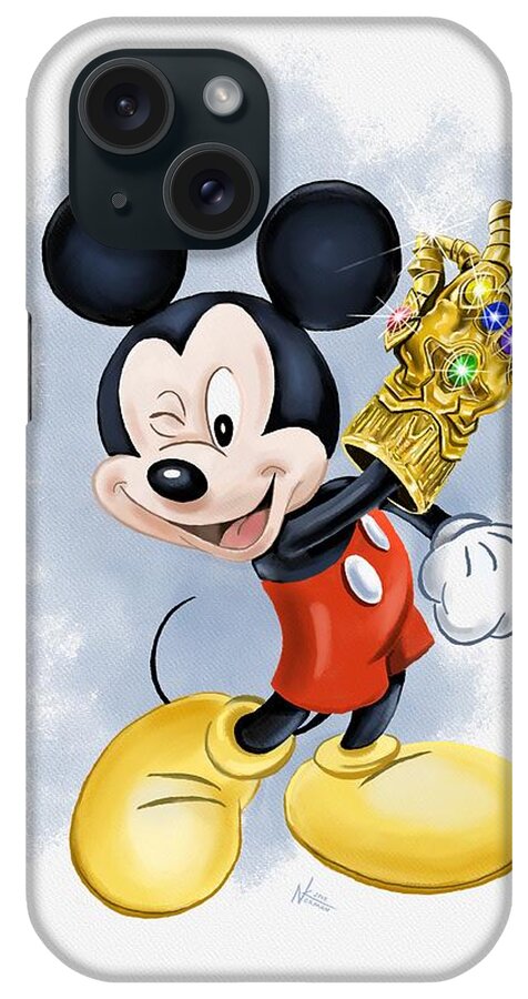 Mouse iPhone Case featuring the digital art When You Wish Upon a Snap by Norman Klein