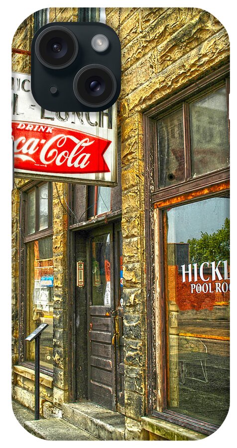 Pool Hall iPhone Case featuring the photograph Where my Dad shot pool in KY by Randall Branham