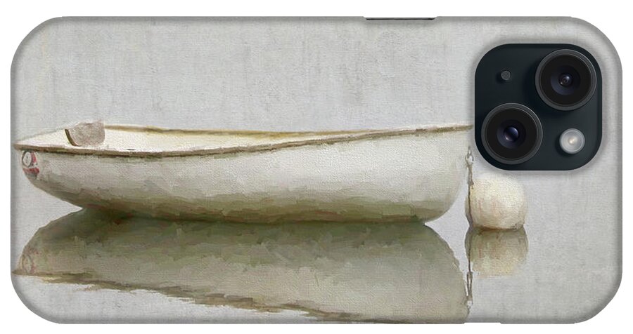 White Boat iPhone Case featuring the photograph White boat by Karen Lynch
