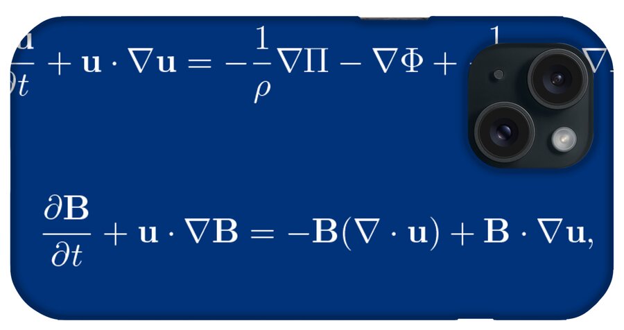 Math iPhone Case featuring the photograph White Equation by Jean Noren