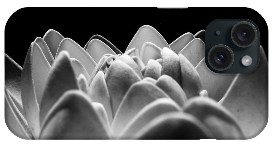 White Lotus iPhone Case featuring the photograph White lotus in night by Sumit Mehndiratta