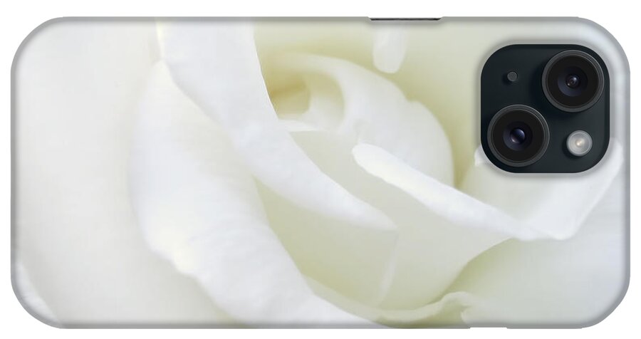 Rose iPhone Case featuring the photograph White Rose Angel Wings by Jennie Marie Schell