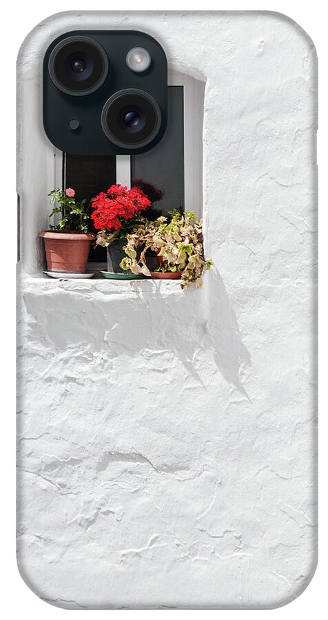 Andalucia iPhone Case featuring the photograph White Window by Geoff Smith
