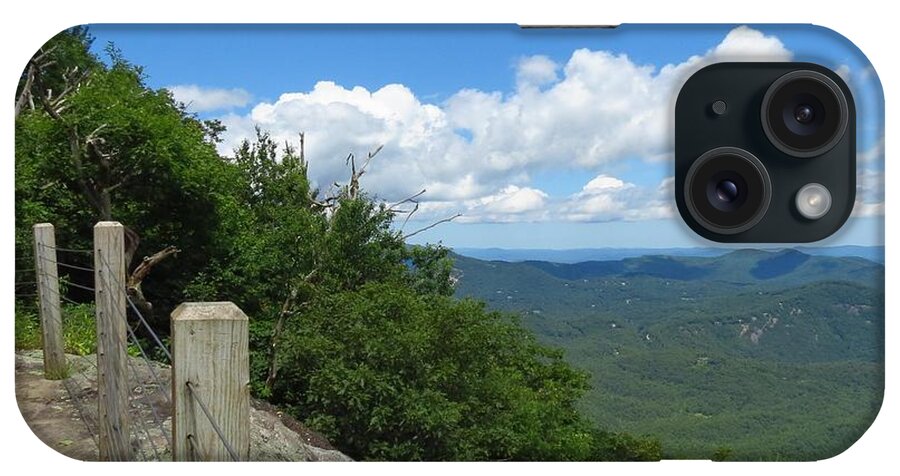 Landscape iPhone Case featuring the photograph Whiteside Mountain View by Anita Adams