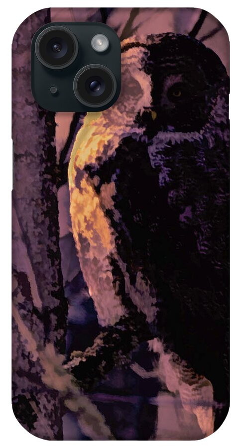 Owl iPhone Case featuring the photograph Whyzold by Michael Hall