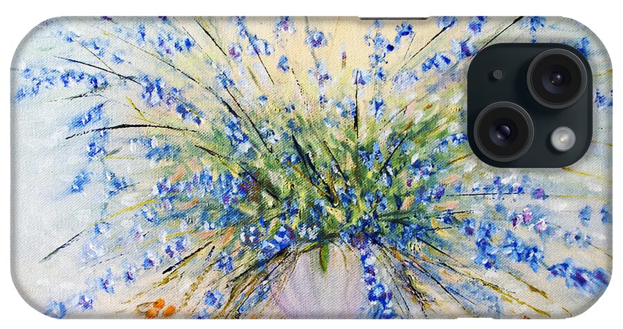 Wildflowers iPhone Case featuring the painting Wildflower Celebration by Loretta Luglio