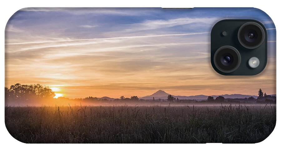 Sunrise iPhone Case featuring the photograph Willamette Valley Sunrise by Steven Clark