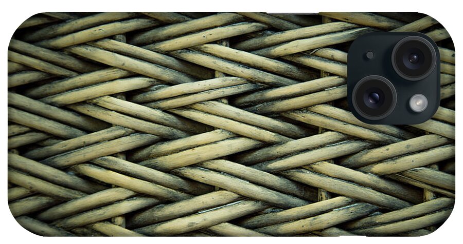 Textured iPhone Case featuring the photograph Willow weave by Les Cunliffe