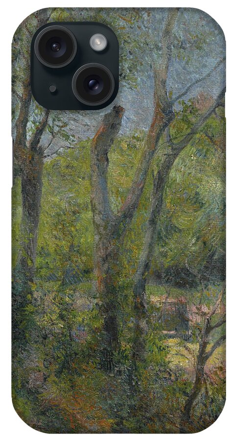 French Art iPhone Case featuring the painting Willows by Paul Gauguin