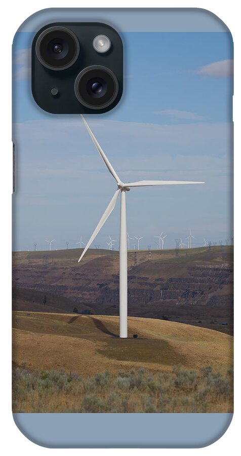 Wind Turbine iPhone Case featuring the photograph Wind Power 13 by Todd Kreuter