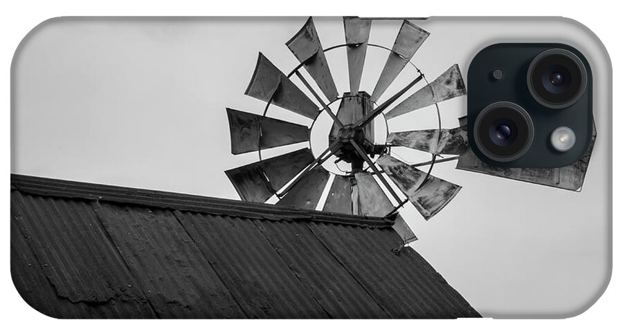 Jermone iPhone Case featuring the photograph Windmill I BW by David Gordon