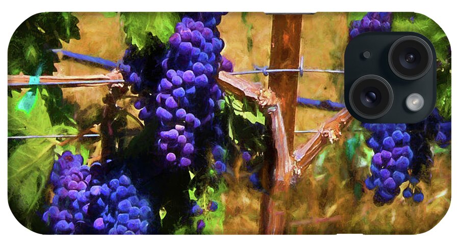 Wine iPhone Case featuring the painting Wine Country by Kandy Hurley