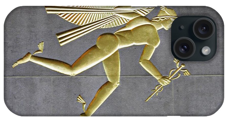 Sculpture iPhone Case featuring the photograph Winged Mercury by Sarah Loft