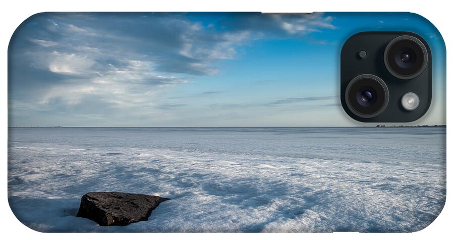 Beach iPhone Case featuring the photograph Winter Beach by Roger Monahan