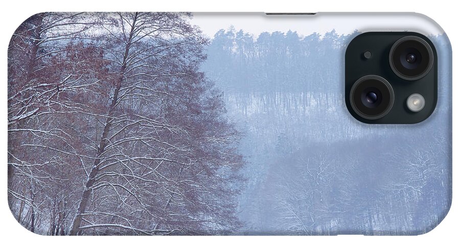 Jenny Rainbow Fine Art Photography iPhone Case featuring the photograph Winter Blues by Jenny Rainbow