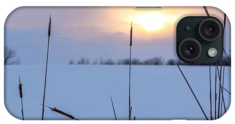 Landscape iPhone Case featuring the photograph Winter Glow by Patti Raine