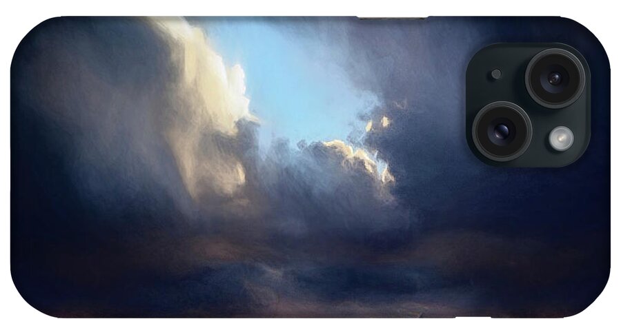 Winter iPhone Case featuring the digital art Winter Heights - Series 5 by Don DePaola