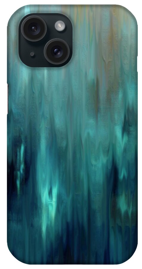 Oilpainting iPhone Case featuring the painting Winter in Finland by Johanna Hurmerinta