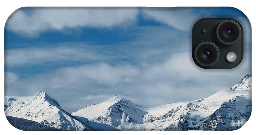 Winter iPhone Case featuring the photograph Winter in the Rockies by Tracey Vivar