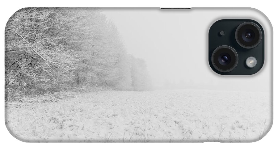 Landscape iPhone Case featuring the photograph Winter Obstruction by Chris Bordeleau