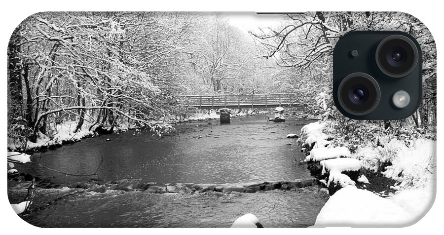 Winter iPhone Case featuring the photograph Winter river by Lukasz Ryszka