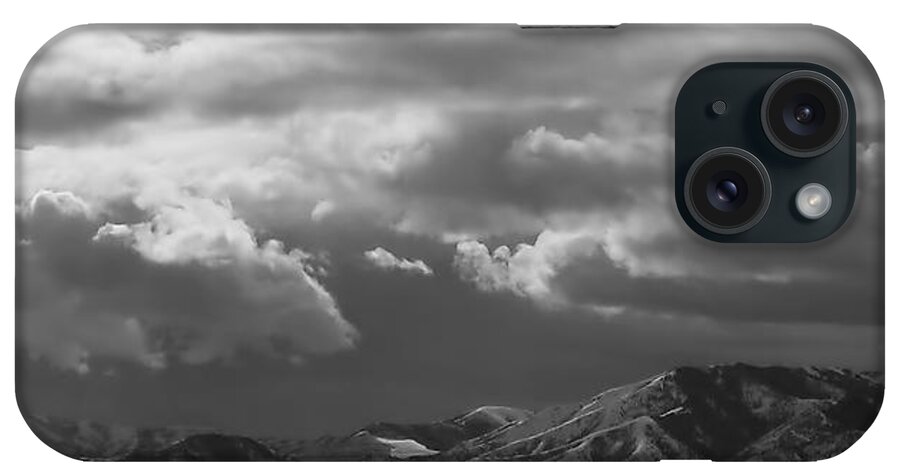 Salt Lake City iPhone Case featuring the photograph Winter Sky by Rona Black