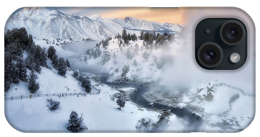 Sunrise iPhone Case featuring the photograph Winter Steam by Nicki Frates